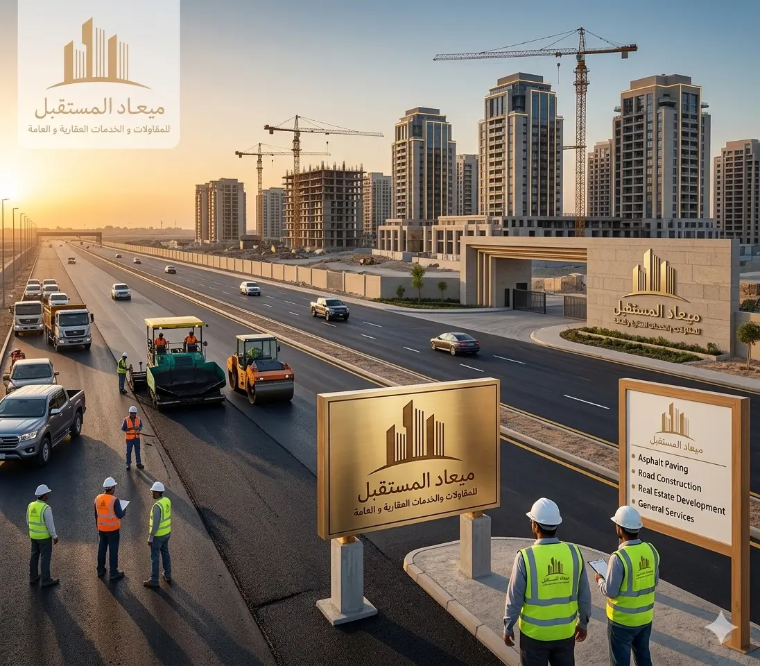 رصف الأسفلت وإنشاء الطرق والمواقف (مقاولات معتمدة)